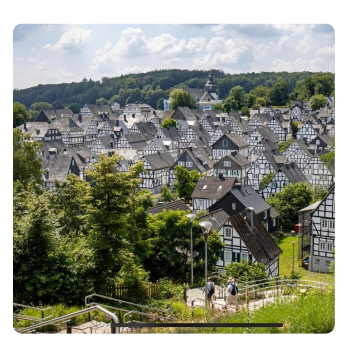 Ferienwohnung " Zum Flecker Haeuschen" In Der Altstadt Freudenberg Фройденберг Екстериор снимка