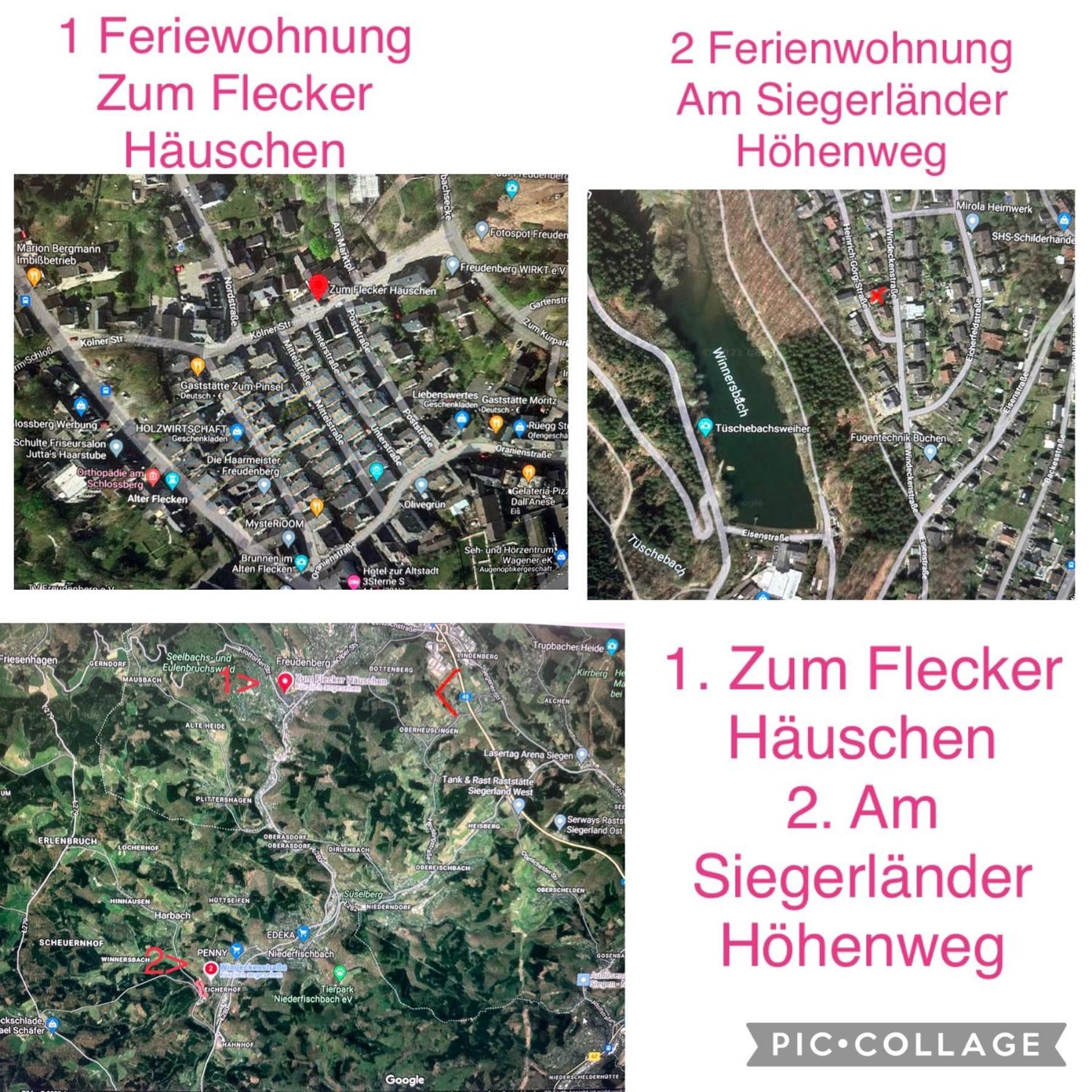 Ferienwohnung " Zum Flecker Haeuschen" In Der Altstadt Freudenberg Фройденберг Екстериор снимка